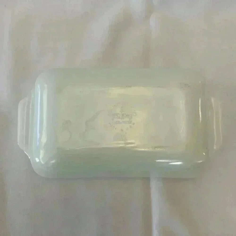 Vtg Fire King by Anchor Hocking 1 QT Loaf Pan Bakeware Dish Harvest Vegetable